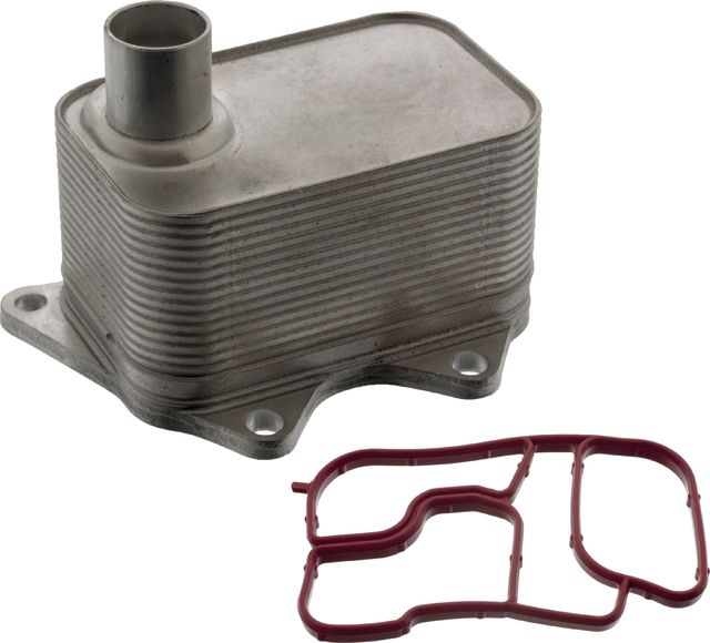 Радиатор масляный (маслоохладитель) для двигателя Febi Bilstein для Audi A4 IV (B8) 2007-2015. Артикул 100856