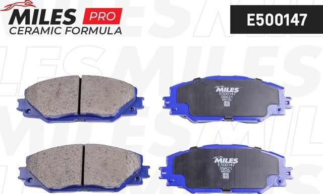 Тормозные колодки Miles (Керамика). Артикул E500147