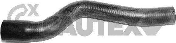 Патрубок системы охлаждения (радиатора) Cautex верхний для Peugeot 1007 2007-2009. Артикул 026616