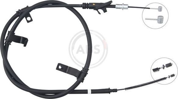 Трос ручника (тросик ручного тормоза) ABS. Артикул K19178