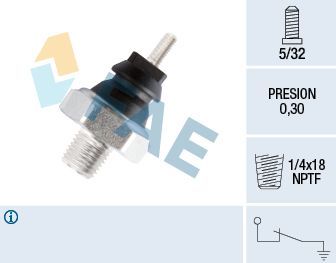 Датчик давления масла FAE для Mazda 121 III 1996-2003. Артикул 12220