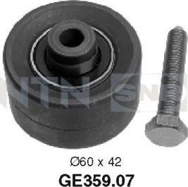 Направляющий (ведущий) ролик ремня ГРМ NTN / SNR. Артикул GE359.07