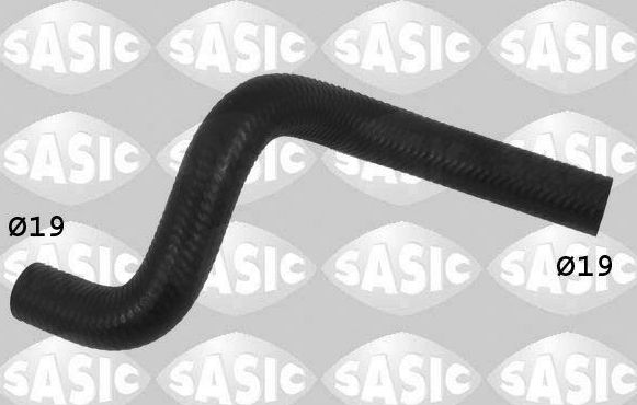 Патрубок радиатора (системы охлаждения) Sasic правый для Peugeot 206 1998-2007. Артикул 3400027