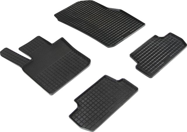 Коврики резиновые Seintex с рисунком "Сетка" для салона Mini Сooper III F56 3дв. 2013-2026. Артикул 93952