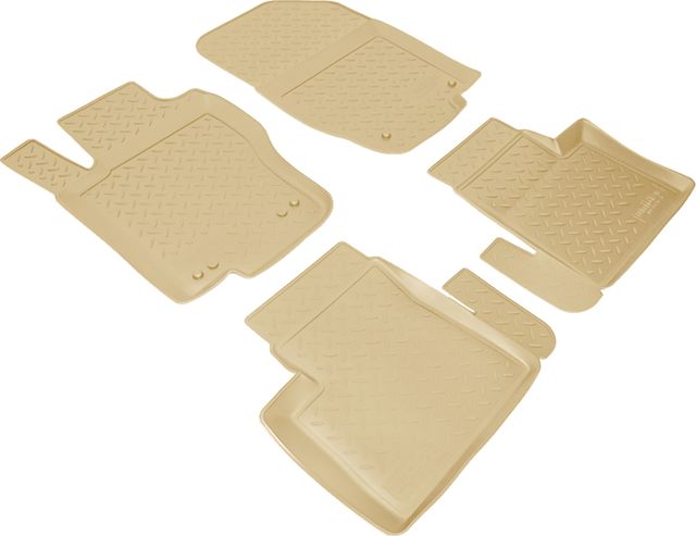 Коврики Норпласт для салона Mercedes-Benz GL-Класс X164 2006-2011. БЕЖЕВЫЕ. Артикул NPL-Po-56-31-B