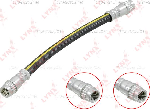 Тормозной шланг LYNXauto задний для Nissan Primastar I 2001-2014. Артикул BL-3445