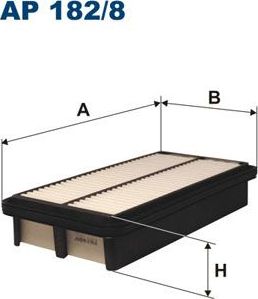 Воздушный фильтр Filtron. Артикул AP 182/8