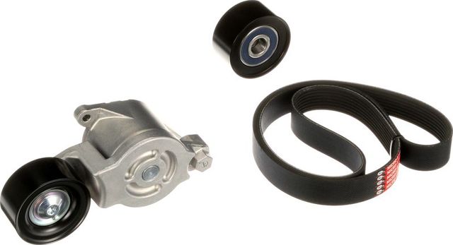 Приводной ремень поликлиновой с роликами (комплект) Gates Micro-V® UNIQUE FIT для Mazda 6 II (GH) 2007-2013. Артикул K018PK1310XS