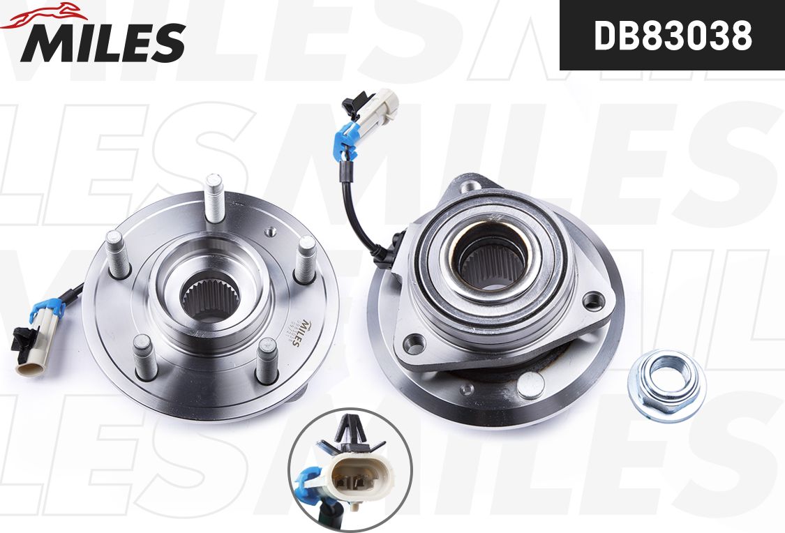 Ступица колеса с интегрированным подшипником Miles. Артикул DB83038