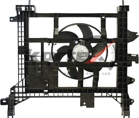 Вентилятор радиатора (с кожухом) (Kortex). Артикул KFD068