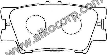 Колодки тормозные (Aiko). Артикул PF1522