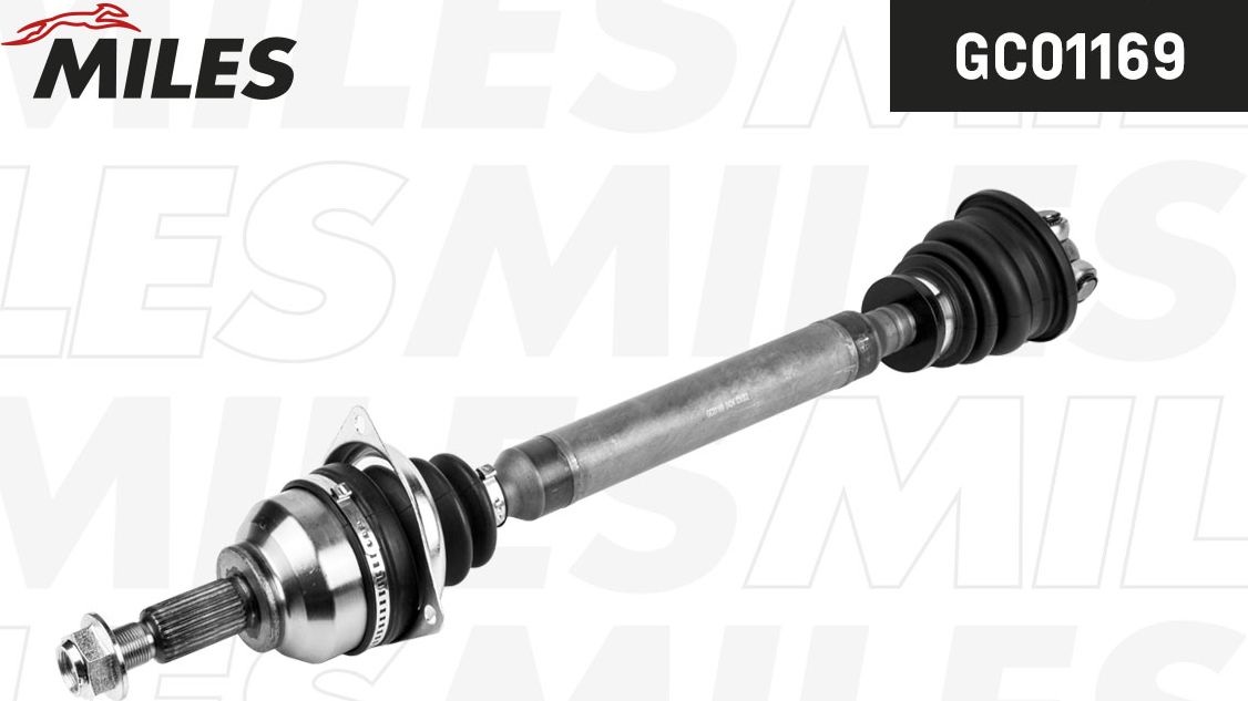 Полуось (привод в сборе, приводной вал) Miles. Артикул GC01169