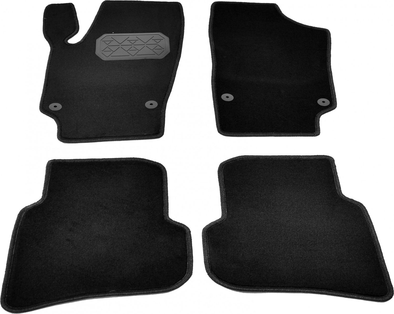 Коврики текстильные Норпласт в салон Volkswagen Polo V седан 2010-2026. Артикул NPL-VTE-950-401