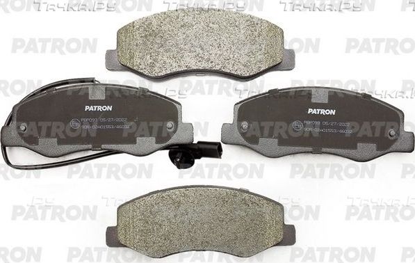 Тормозные колодки Patron задние для Opel Movano III 2010-2026. Артикул PBP093