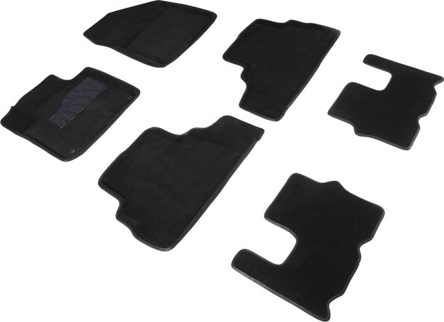 Комплект ковриков 3D Seintex для салона Hyundai Santa Fe IV 2018-2026. Артикул 91306