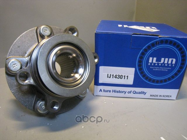 Ступица колеса передняя NISSAN Qashqai 10-07 ABS 40202JG01A / RENAULT Koleos 10-08 ABS (Iljin) Iljin. Артикул ij143011