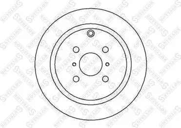 Тормозной диск Stellox. Артикул 6020-4581-SX