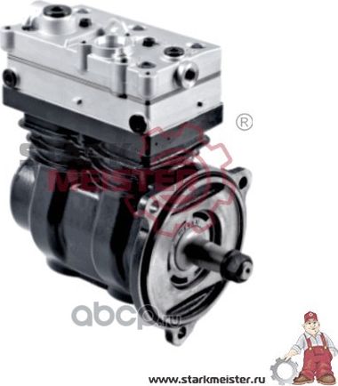 Компрессор воздушный 2-х цилиндровый (Wabco  912 514 004 0) Renault R.V.I.Premiu (Starkmeister). Артикул S120064