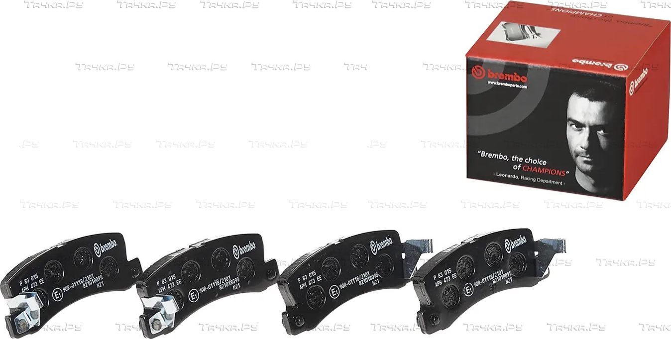 Тормозные колодки Brembo PRIME LINE для Toyota Scepter 1992-1996. Артикул P 83 015