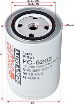 Топливный фильтр Sakura. Артикул FC-6202