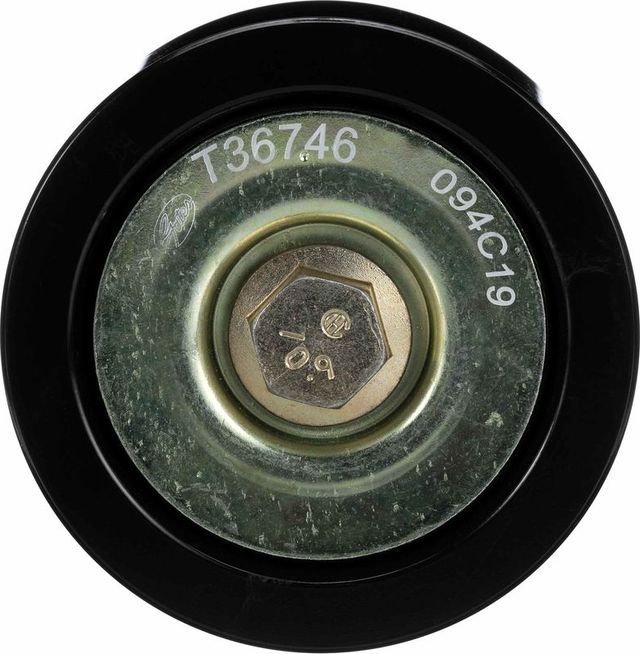 Направляющий (ведущий) ролик приводного поликлинового ремня Gates FleetRunner™ верхний для DAF CF 2013-2014. Артикул T36746