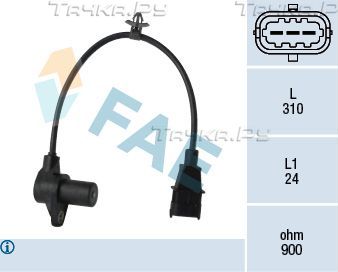 Датчик положения коленвала FAE. Артикул 79354