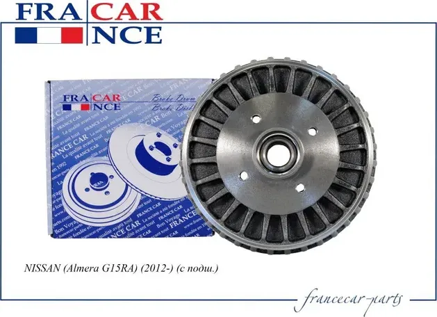 Барабан тормозной с подшипником Nissan Almera G15 2012 (Francecar). Артикул FCRBD113