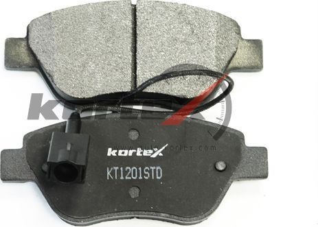 Колодки передние Корса D (Kortex). Артикул KT1201STD