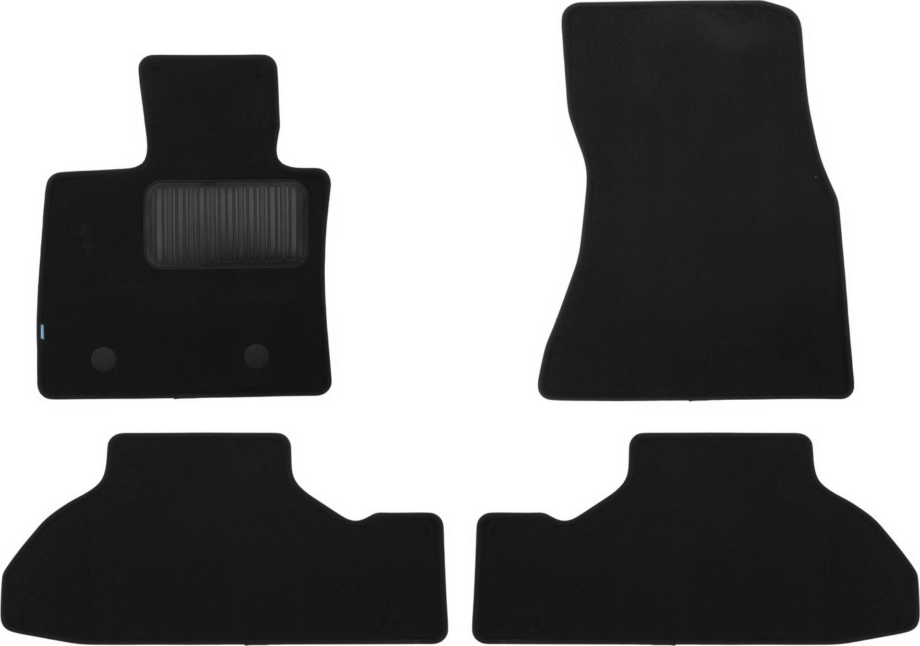 Коврики Klever Premium для салона BMW X6 F16 кроссовер 2015-2019. Артикул KVR03053822110kh