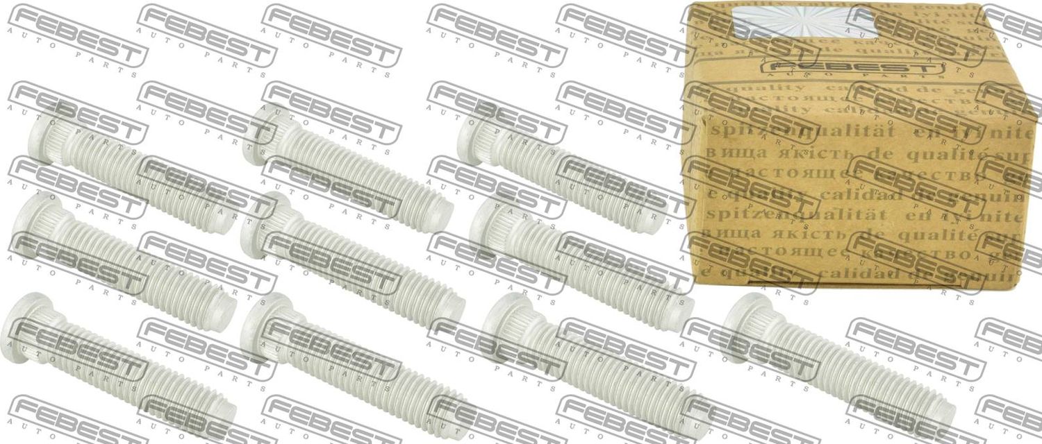Шпилька колеса (болт ступицы) Febest. Артикул 2184-001-PCS10
