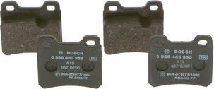 Тормозные колодки Bosch (Low-Metallic) задние для Saab 900 II 1993-1996. Артикул 0 986 460 955