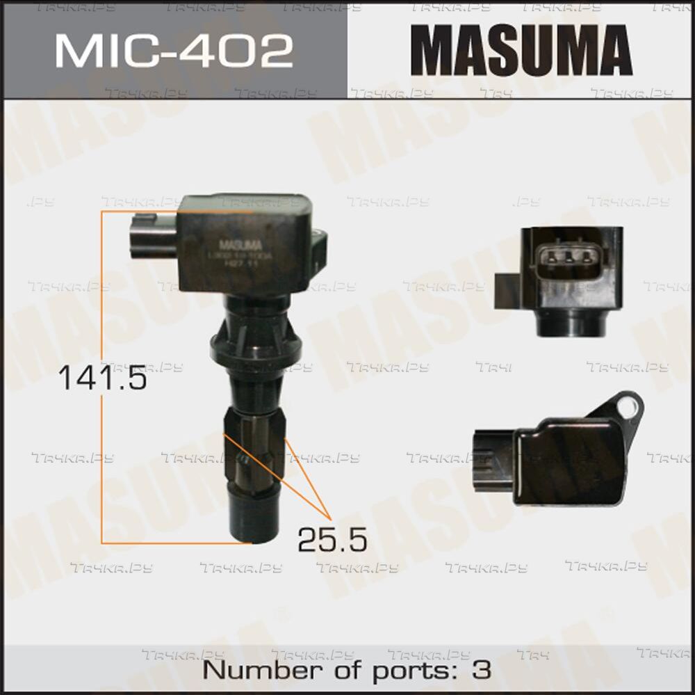 Катушка зажигания Masuma для Mazda 6 I (GG) 2002-2008. Артикул MIC-402