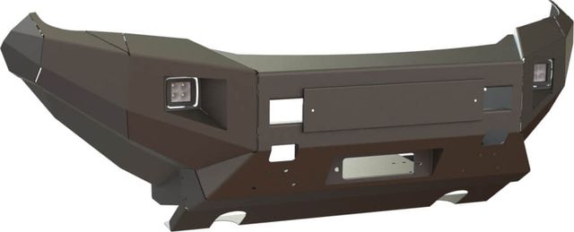 Бампер силовой STC передний для Toyota Hilux VIII 2015-2026 с противотуманными фарами. Артикул STC-TH15-BF-L1