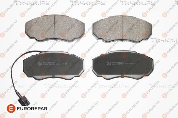 Тормозные колодки Eurorepar. Артикул 1617280580