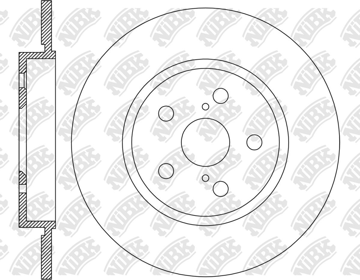 Тормозной диск NiBK. Артикул RN2247