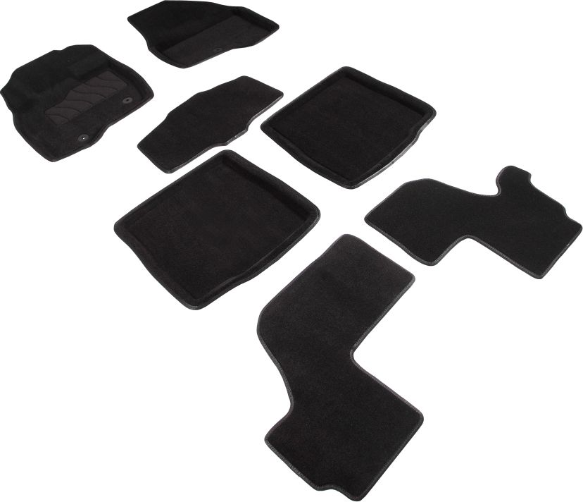 Коврики Seintex 3D ворсовые для салона Ford Explorer V рестайлинг (V-3,5) 2015-2026. Артикул 88357