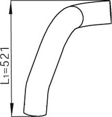 Глушитель Dinex. Артикул 68506