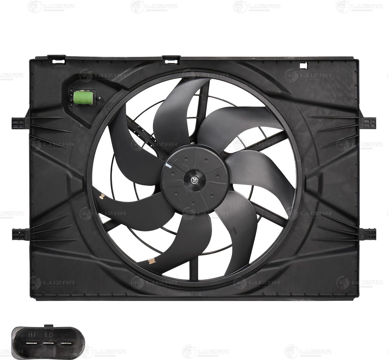 Вентилятор радиатора двигателя Luzar. Артикул LFK 3027