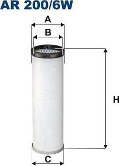 Фильтр воздушный Filtron. Артикул AR 200/6W