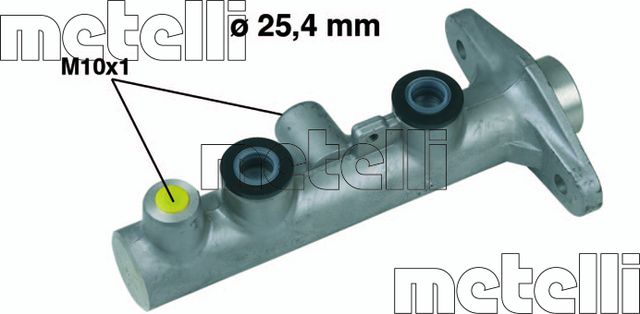 Тормозной цилиндр главный Metelli (алюминий) для Hyundai Santa Fe I 2001-2006. Артикул 05-0347