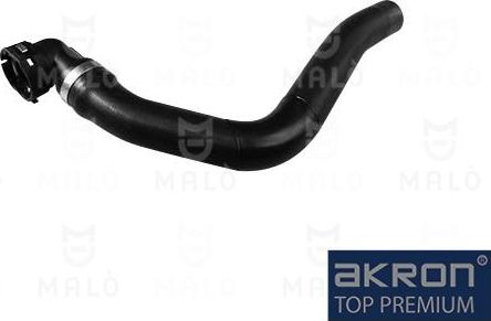 Патрубок системы охлаждения (радиатора) Malo верхний для Alfa Romeo 147 I 2001-2010. Артикул 7190A