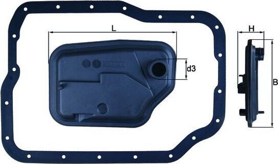 Фильтр АКПП Mahle-Knecht для Mazda 5 I (CR) 2005-2010. Артикул HX 149D