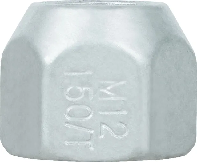 Гайка колесная M12x1 5x18  конус  кл.21  открытая  хром для а/м Hyundai/Mitsubishi/KIA (ASCR033) (Airline). Артикул ascr033