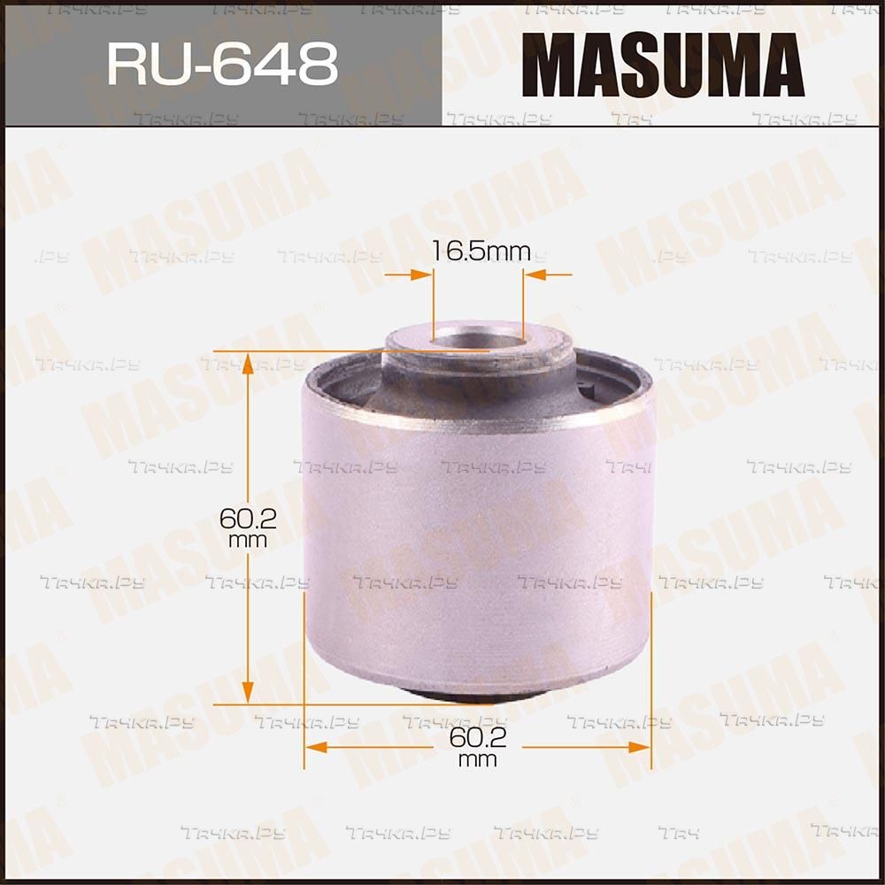 Сайлентблок заднего рычага подвески Masuma. Артикул RU-648