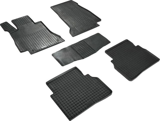 Коврики резиновые Seintex с узором сетка для салона Mercedes-Benz CLS-Класс C257 4MATIC 2018-2026. Артикул 94865