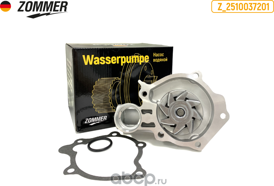 НАСОС ВОДЯНОЙ KIA SPORTAGE, HYUNDAI TUCSON (Z_2510037201) ZOMMER. Артикул Z2510037201