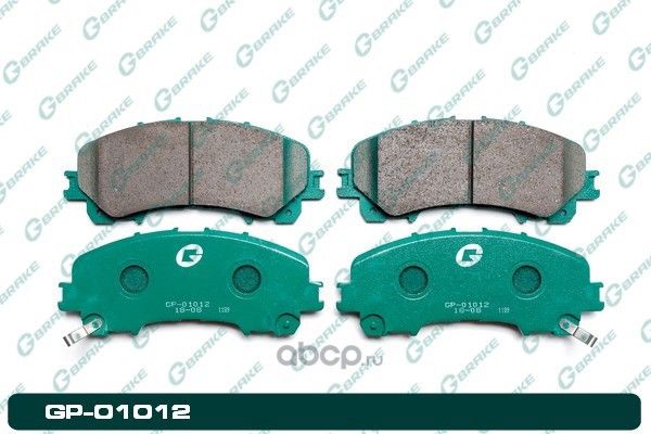 Колодки тормозные дисковые (G-Brake). Артикул GP01012
