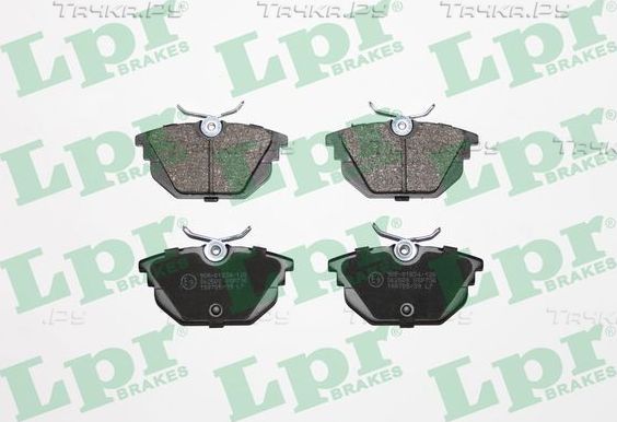 Тормозные колодки LPR задние для Alfa Romeo 146 1994-2001. Артикул 05P736
