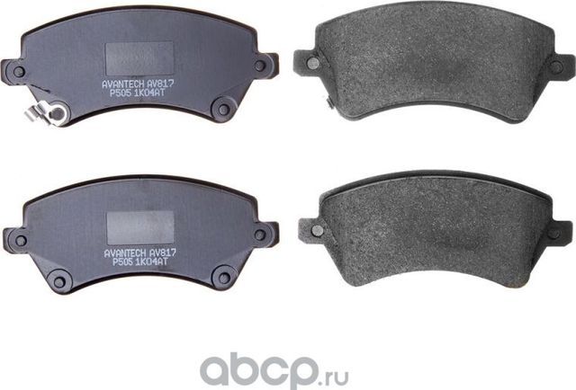 Колодки торм. диск. перед. (Avantech). Артикул AV817