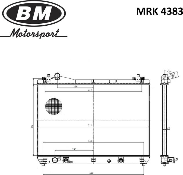Радиатор SUZUKI GRAND VITARA 2.0/2.4 A/T 05 (BM). Артикул MRK4383